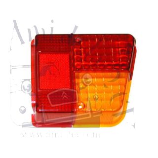 Cabochon de feu arrière droit 2cv4 et 6 depuis 1970