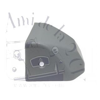 Cache serrure en plastique gris 2cv