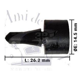 Caoutchouc tampon butoir de capot Dyane Acadiane