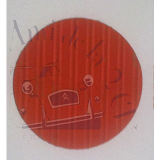 Capote 2cv orange fermeture intérieure