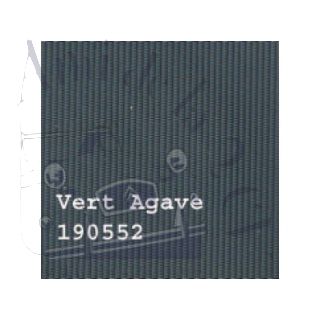 Capote 2cv vert agave fermeture extérieure