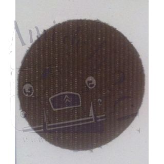 Capote 2CV neuve fermeture extérieure brun petit grain toile renforcée