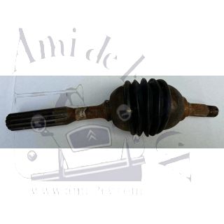 Cardan côté roue 22 cannelures 396 mm