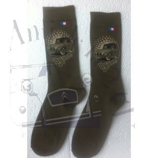 Paire de chaussette homme 39/46 Dyane Kaki