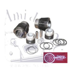 Chemises piston compression 9 pour 2cv Dyane