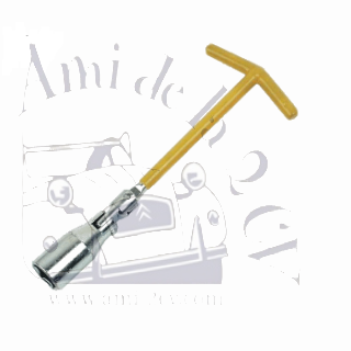 Clé à bougies pour 2cv Dyane Méhari Ami 6 Ami 8 Acadiane