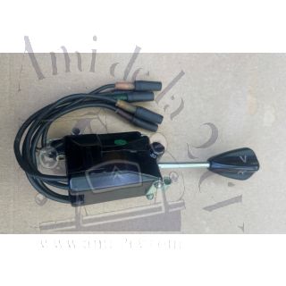 Commodo de phares bouton noir 6 volts pour Ami 6 entre Mai 1964 et Septembre 1966