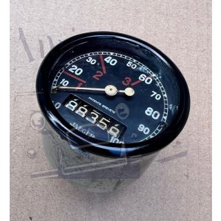 Compteur 2cv Jaeger gradué de 0 à 100 pour 2CV type A