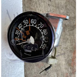 Compteur Jaeger gradué de 20 à 100 km/h reconditionné avec entrainement