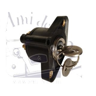 Contacteur à clé pour 2cv ancienne montage avec 2 vis