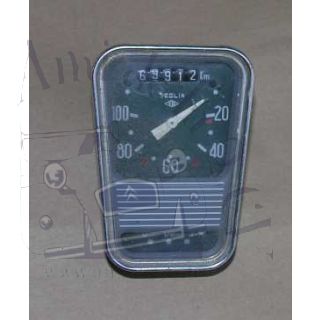 Compteur occasion Véglia gradué de 20 à 100 km/h pour 2cv AZAM et AZA