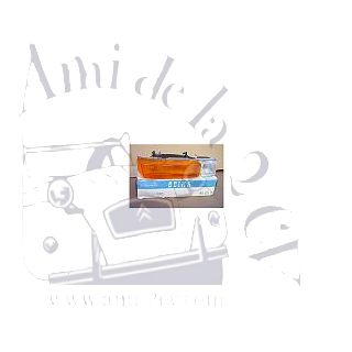 ClClignotant avant droit, orange et blanc Ami 8/ Ami Super/ M35