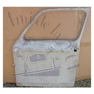 Porte avant gauche occasion Dyane premier modèle avec petits travaux de finition