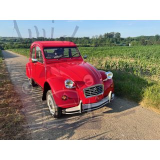 2cv Club Rouge Vallelunga restaurée par Ami de la 2cv