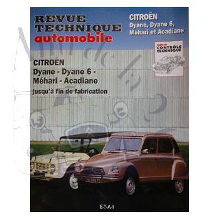 RTA Dyane, Acadiane, Méhari