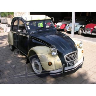 2cv Dolly Jaune Rialto bleu nuit de 1986