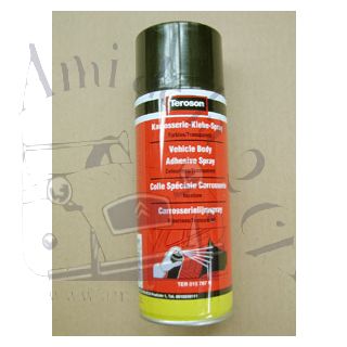 Aérosol de colle spéciale pour coller les garnitures