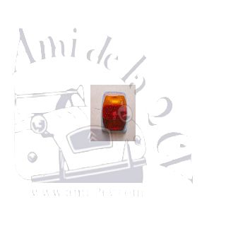 Cabochon de feu arrière 2cv AZAM Belge