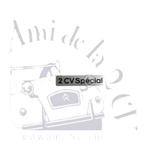 Autocollant 2CV spécial gris