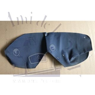 Ecran de calandre bleu glacier pour calandre aluminium 2cv entre 1965 et 1975