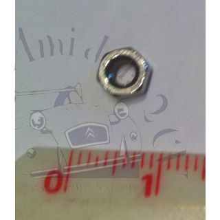Ecrou M3 en inox pour fixer la baguette du volet d'aération de la 2cv