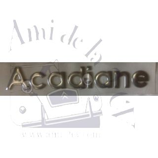 Emblème argenté Acadiane