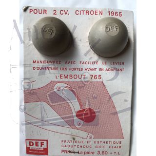 Embout de levier d'ouverture de porte avant 2cv par l'accessoiriste DEF