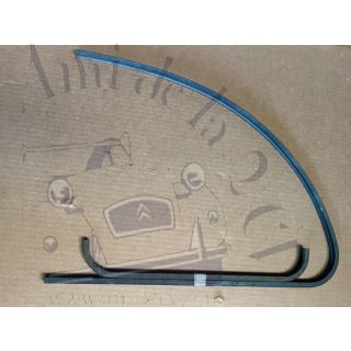 Encadrement en tôle de glace de porte arrière gauche 2cv avant 1963 occasion sans corrosion livraison gratuite en France