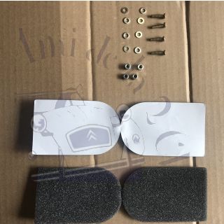 Ensemble de 4 mousses d'étanchéité de clapets d'air pour échangeurs de chauffage avec vis de fermeture