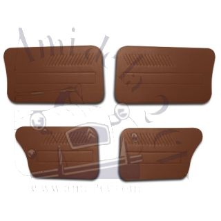 Ensemble de 4 panneaux de porte Ami6 /8 marron