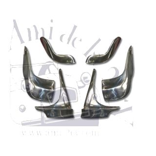 Ensemble de 6 sabots d'ailes pour 2cv