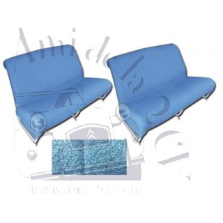 Ensemble de garnitures de banquettes avant + arrière diamanté bleu AMi 6