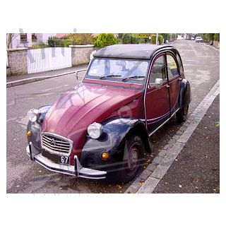2 CV Charleston rouge Delage