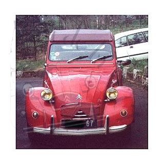 2 CV6 rouge de Rio 1974 première main état d'origine