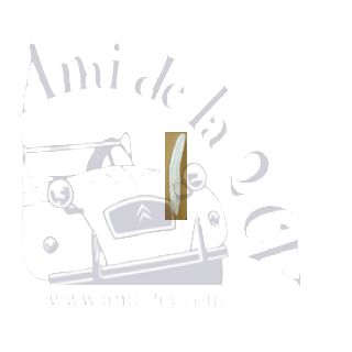 Pare-chocs avant 2CV ancienne gris clair