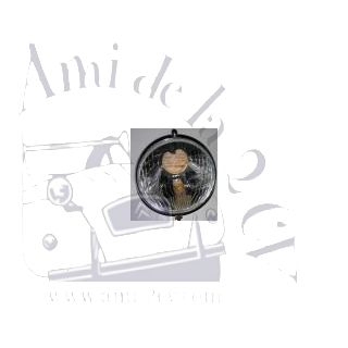 Optique de phare Marchal Equilux pour 2cv avec porte chromée