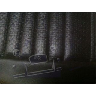 Garniture de siège avant gauche pour Ami 8 en targa noir avec vide poche latéral