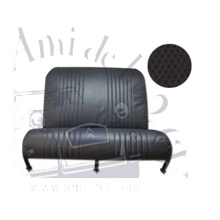 Garniture de banquette arrière 2cv en targa noir