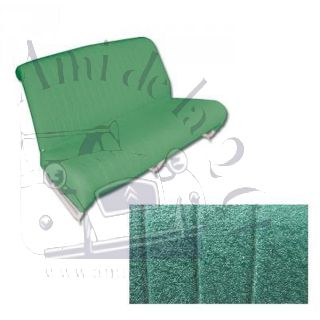 Garniture de banquette arrière diamanté vert 2cv AZAM