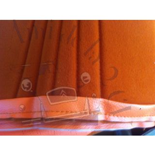 Garniture de siège 2cv orange