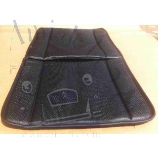 Garniture de siège avant skai noir imitation targa pour 2cv camionnette*