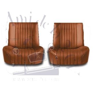 Garniture de sièges avant gauche + droit Ami 8 premier modèle en targa marron