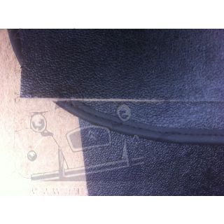 Garnitures intérieure de boîte à gants, de tablette et de plancher de pédales 2cv en feutre vinyle gris foncé