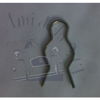Clip pour le support en plastique noir du cable d'accélarateur au niveau du support sur le carburateur