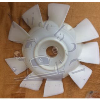 Hélice de ventilateur blanche 2cv6, Dyane 6, Méhari, Ami 8