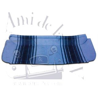Hamac de coffre 2cv rayé bleu