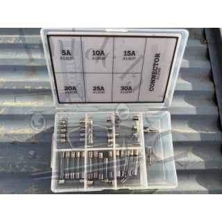 Coffret de 36 fusibles en verre spécifiques Citroën