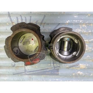 Jeu de chemises grosses ailettes pistons plats pour 2cv 425cm3 montage 1957