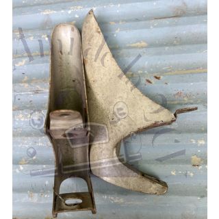 Paire de butoirs de pare-chocs avant 2cv AZ à repeindre stock d'époque d'origine