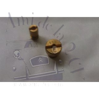 Jeu de 2 gicleurs pour carburateur Solex 26/18 2cv Dyane Méhari Ami 8 Acadiane spécial pistons 652 cm3